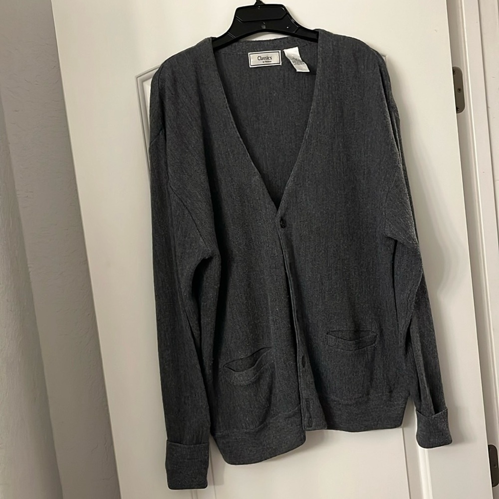 Vintage, Retro, Grunge, Old Man Style Cardigan
